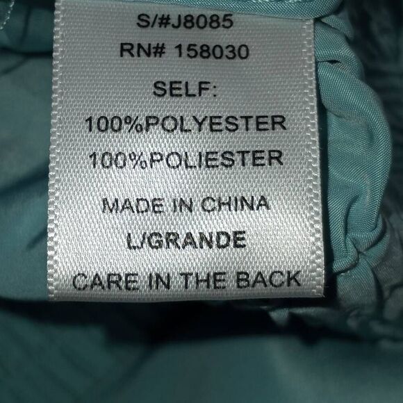 LOVE TREE MINT CROP WINDBREAKER  SZ.L EUC - Picture 6 of 7